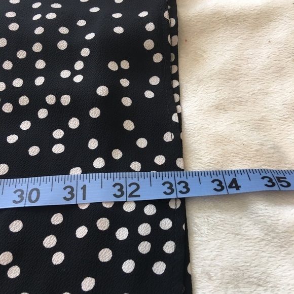 Talbots Black and White Pleated Bubble Midi Skirt - Picture 7 of 7